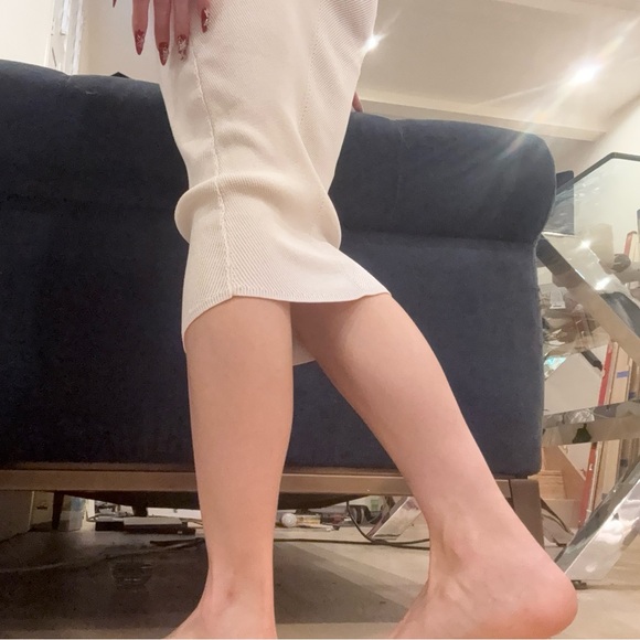 Meshki Cream Ribbed Knit Tank - Picture 6 of 10